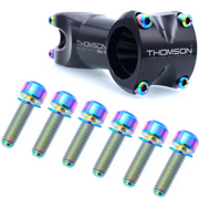 6Pcs M5 Titanium Stem Bolts