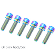 6Pcs M5 Titanium Stem Bolts