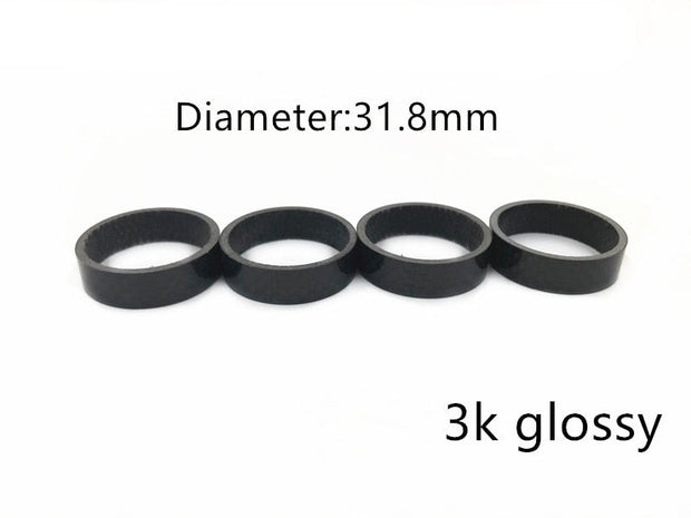 Carbon Fiber 31.8mm Headtube Stem Spacers