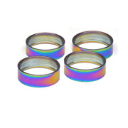 Oil Slick Titanium Headset Spacer Set