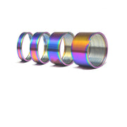 Oil Slick Titanium Headset Spacer Set