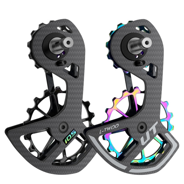 Carbon Fiber Ceramic Bearing Derailleur Pulley Set