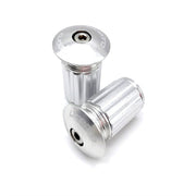 2Pcs Aluminum Bar Ends