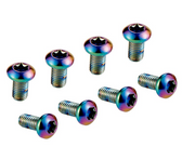 12Pcs M5x10mm Steel Oil Slick Rotor Bolts