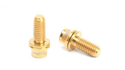 gold titanium mtb bottle cage bolts set 