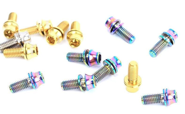 ti titaium mtb bottle cage bottle mount bolts set hardware