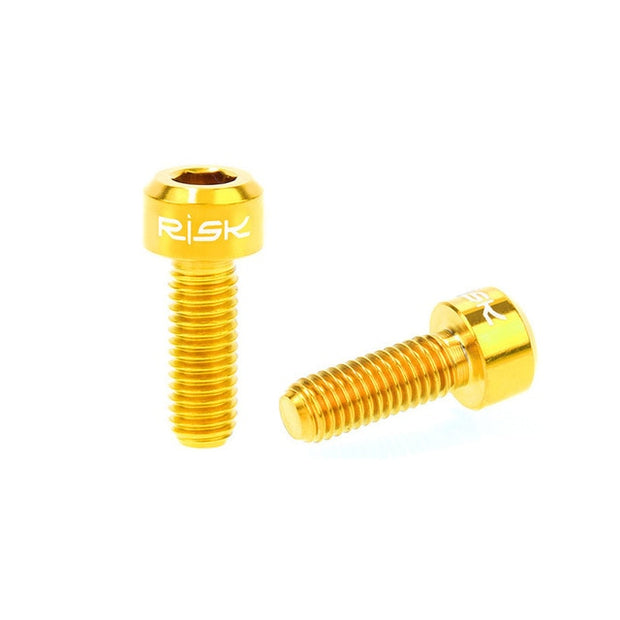 2Pcs M5x14mm Titanium Shifter Bolts