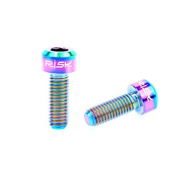 2Pcs M5x14mm Titanium Shifter Bolts