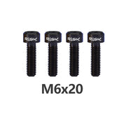 4Pcs M6 Titanium Brake Caliper Mounting Bolts