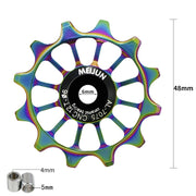 12T Oil Slick Rear Derailleur Pulley Ceramic Bearing