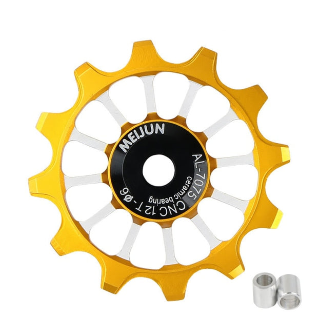 12T Oil Slick Rear Derailleur Pulley Ceramic Bearing