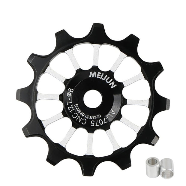 12T Oil Slick Rear Derailleur Pulley Ceramic Bearing