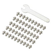 50PCS M4x6mm Steel Pedal Studs