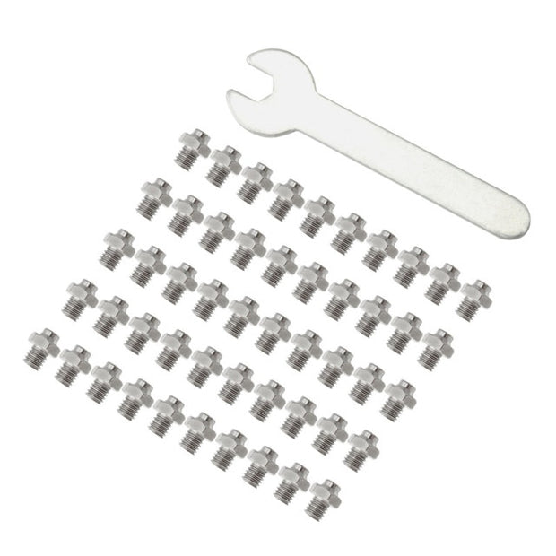 50PCS M4x6mm Steel Pedal Studs